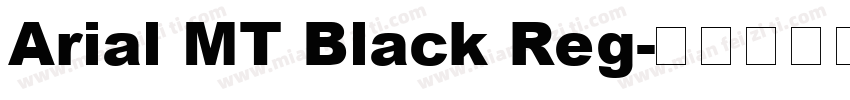 Arial MT Black Reg字体转换
